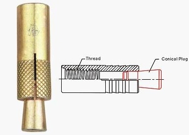 Héichqualitativ-Kuelestoff-Stahl-Faarf-Zink-Plated-External-Force-Cut-Anker-fir-Bau-Expansioun-Anker