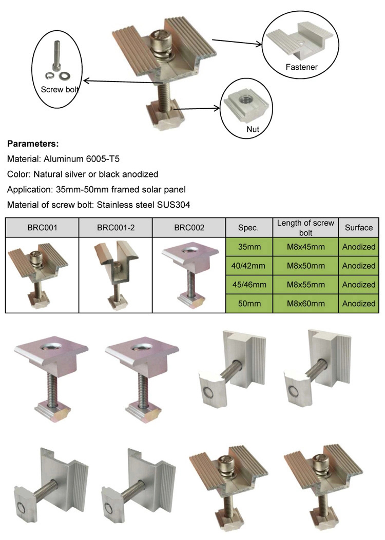 Solar-Power-System-Energy-Mounting-Structure-Aluminium-MID-Clamp