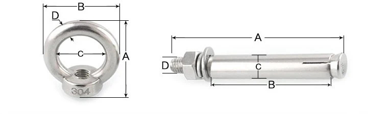 Boulon d'ancrage-à-manchon-d'expansion-en-acier-inoxydable-avec-oeil-de-levage-3