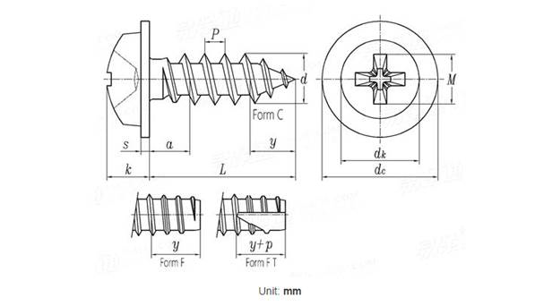 Viti autoperforanti a testa truss-(1)