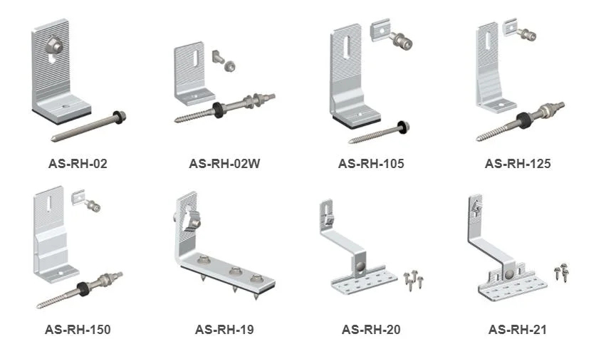 Me shumicë-PV-Roof-Mounting-System-Solar-Panel-Kllapa-L-Feet-Solar-Rracking-PV-L-Feet-for-Metal-Roof